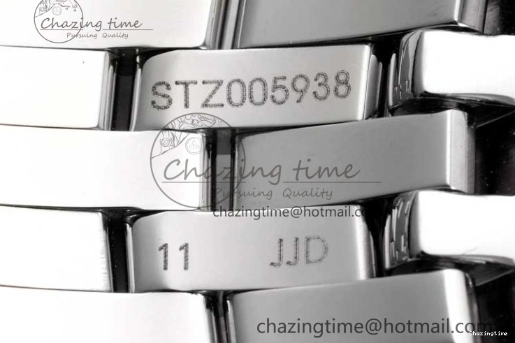 0107 Casual De Ville SS DIWF 1:1 Best Edition White Dial RG Markers on SS Bracelet MIYOTA 7847